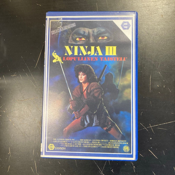 Ninja III - lopullinen taistelu VHS (VG+/VG+) -toiminta-